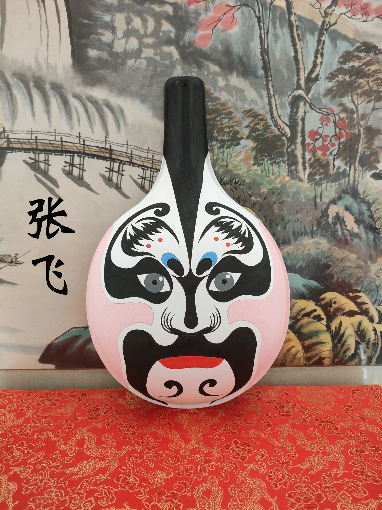 大号成品儿童节日演出手工绘画社火马勺脸谱面具室内装饰