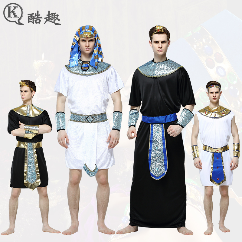 万圣节cos太阳神之子古埃及法老服装化妆舞会成人男国王演出服