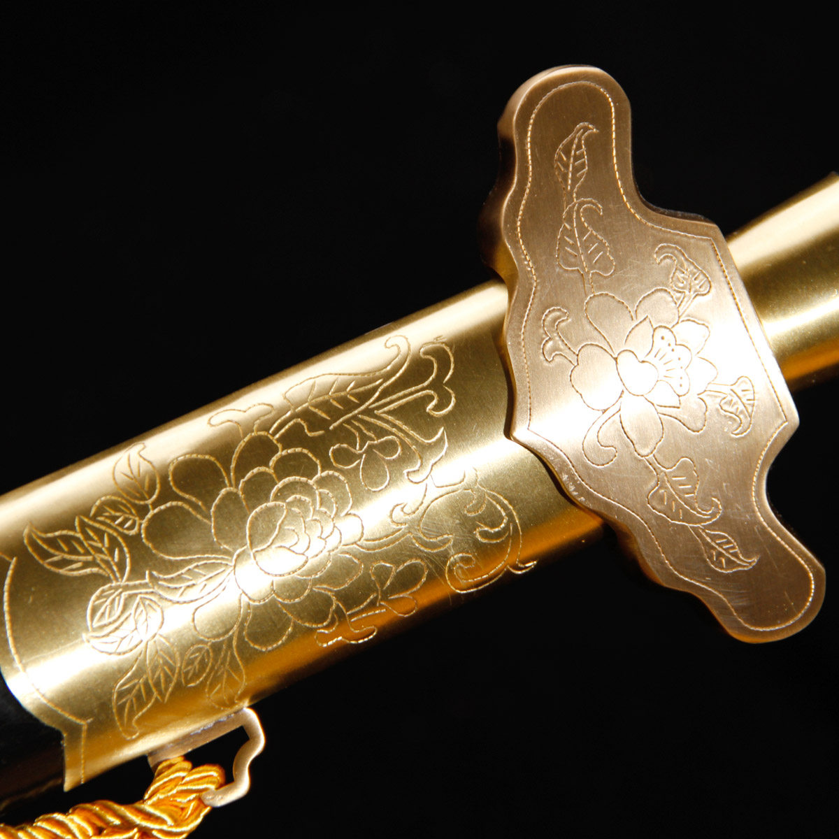 林必钱 牡丹剑(未开刃) 浙江省高级工艺美术师