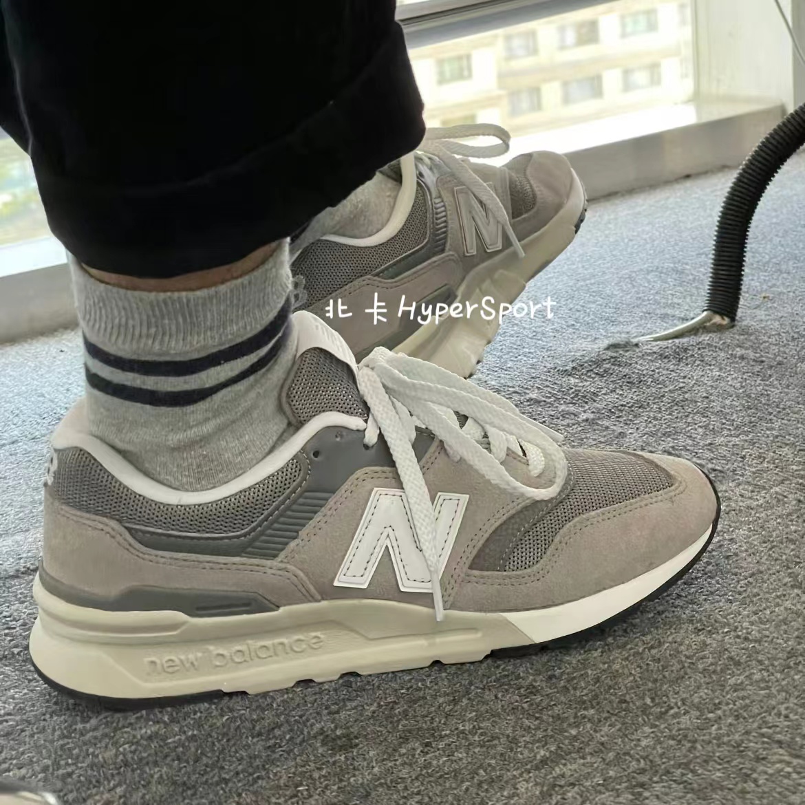 New Balance NB 997 HCA复古低帮运动休闲鞋男女同款灰色CM997HCA