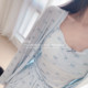 含胸垫睡衣三件套呼吸透气舒适亲肤甜美蝴蝶结吊带开衫家居服睡衣