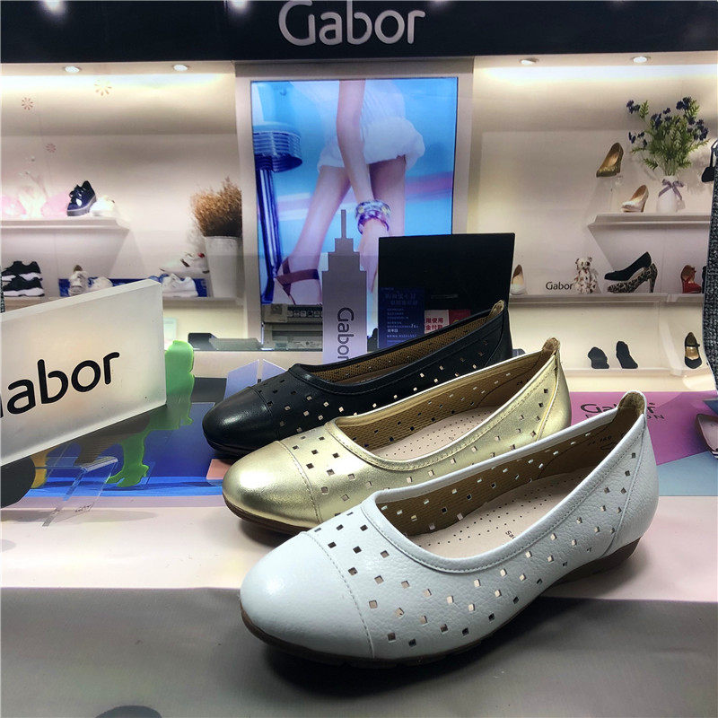 德国正品嘉宝女鞋2021春季新款经典气垫镂空平底洞洞鞋单鞋24.169