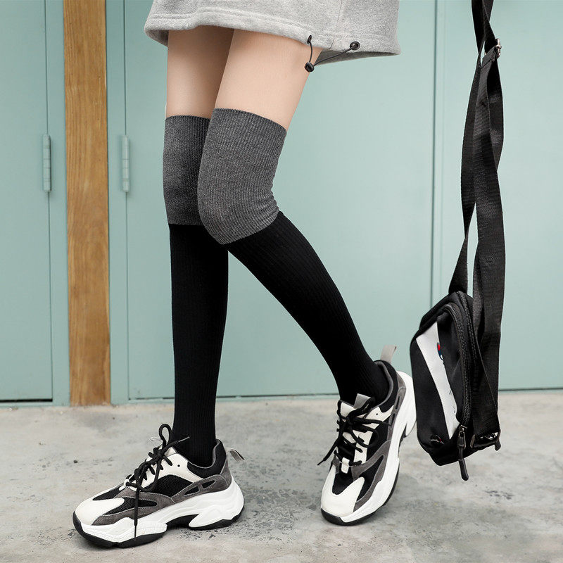 过膝长袜女秋冬显瘦