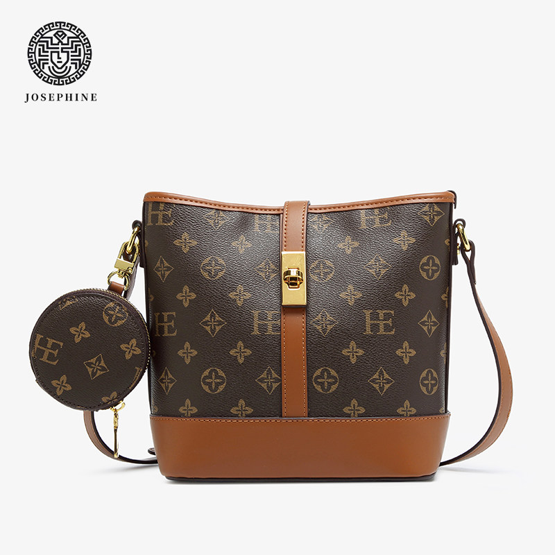 【josephine】约瑟芬2022新款女包印花字母单肩斜挎包6591