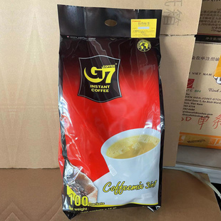越南原装进口中原G7三合一速溶咖啡粉特浓原味1600g100条正品防伪