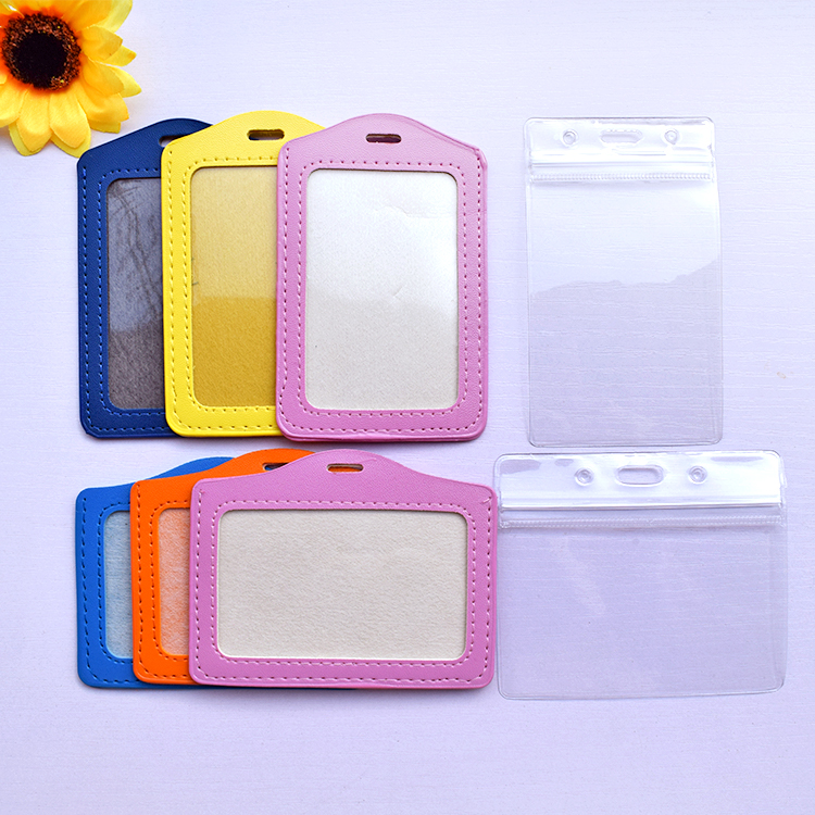 colour Employee's card Ferrule transparent waterproof Chest card Ferrule Student Card Exhibition Work cards smart coverв категории Electronic Dictionary/Electronic paper book/Stationery , Shelves/Display items , Card sets/Card Holder - от Buy2taobao.com для оказания профессиональной услуги покупки агента Taobao