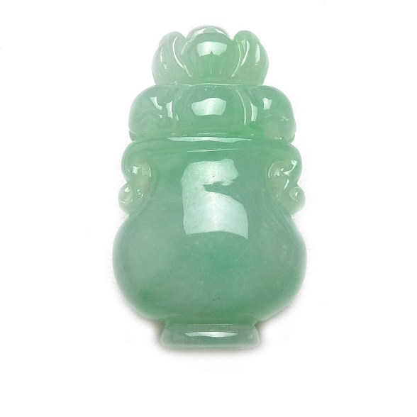 冰种a货翡翠花瓶吊坠14.04克