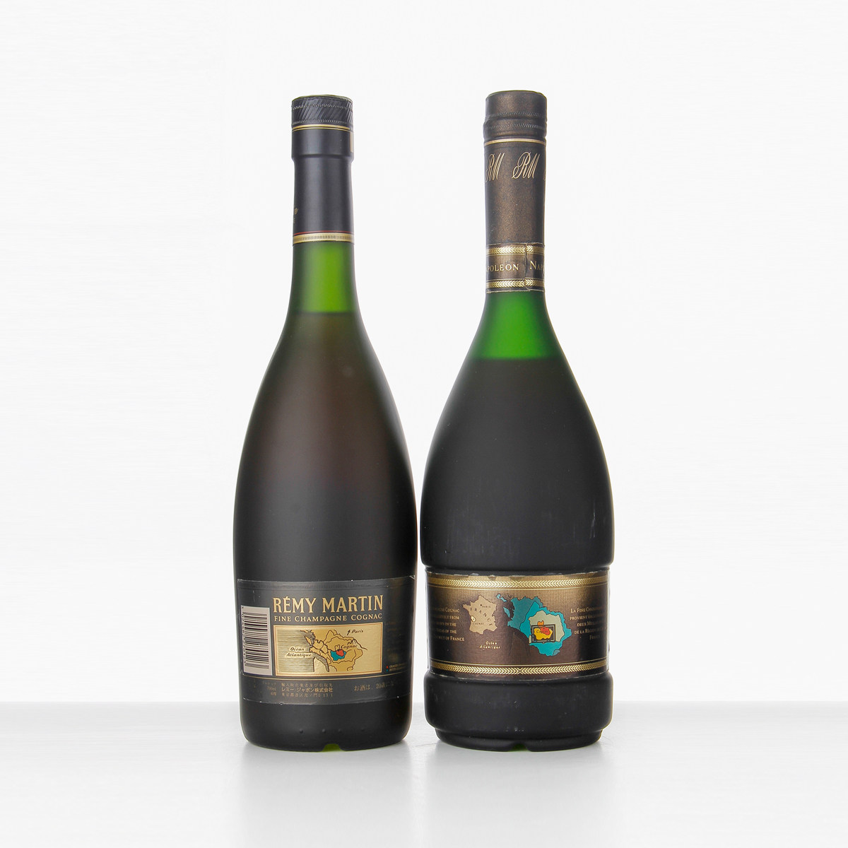 【56】2瓶 约90年代 人头马 vsop/拿破仑干邑 700ml*2 40度