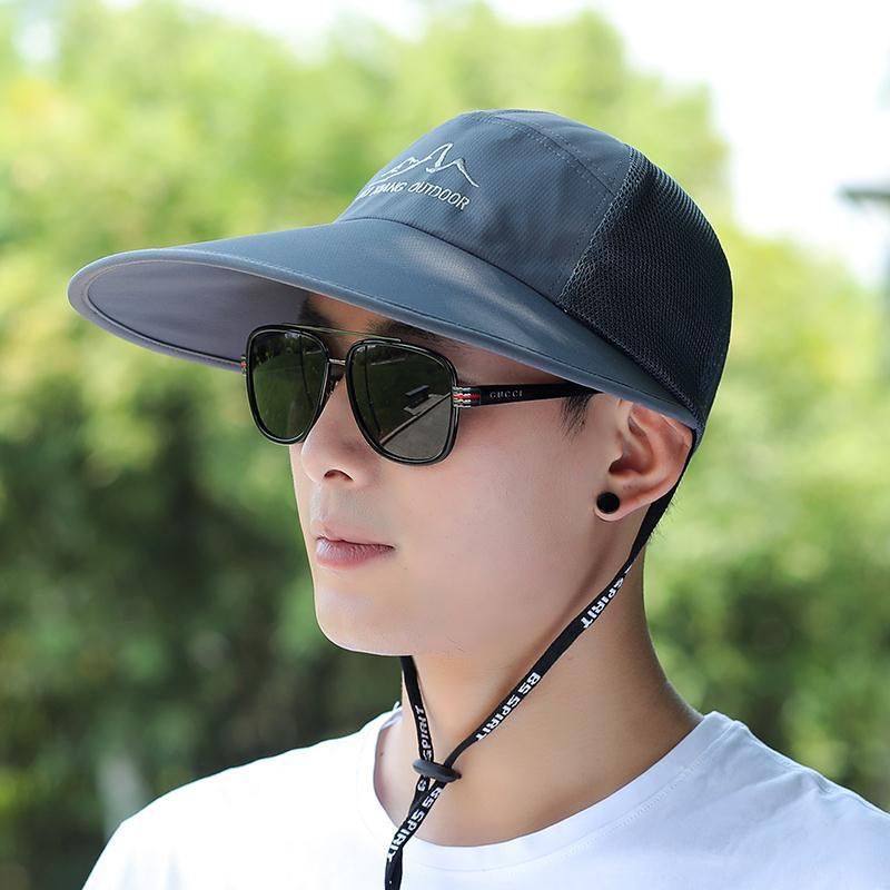 太阳帽男防晒防紫外线夏天