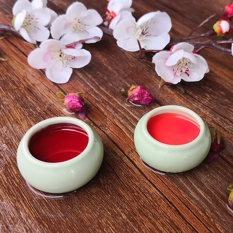 {古方孕妇专用胭脂口红}纯植物提取天然无添加可食用持久滋润保湿