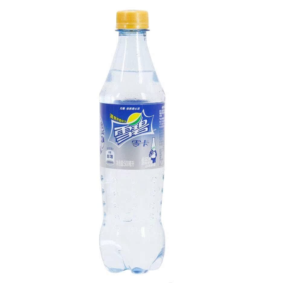 可口可乐无糖雪碧汽水500ml*12瓶整箱零卡碳酸饮料夏季清爽饮品