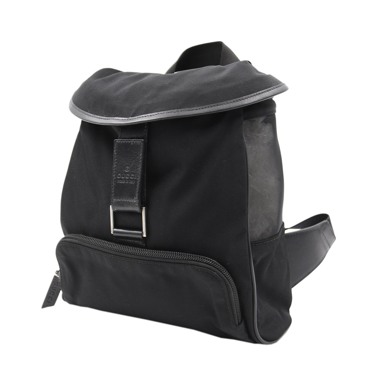 [即拍即得][9.5新]古驰gucci女士双肩包手提包布面背包女包