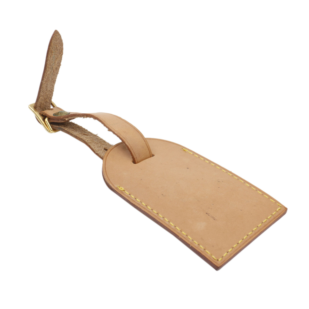 [9.0新]路易威登lv中性行李牌棕色牛皮行李牌