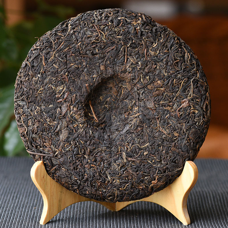 【4饼】澜沧古茶曼弄古树茶0015批十一年陈期昆明干仓生茶357g/饼