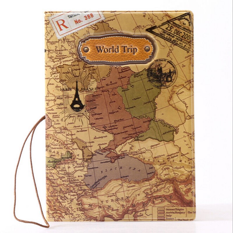 New Lovely Map Travel Passport Holder Cover Identity IDin the 3C Digital Accessories, Home Appliances Audio Accessories , Partial pressure box category - from Buy2taobao.com to provide professional Taobao agent buy service