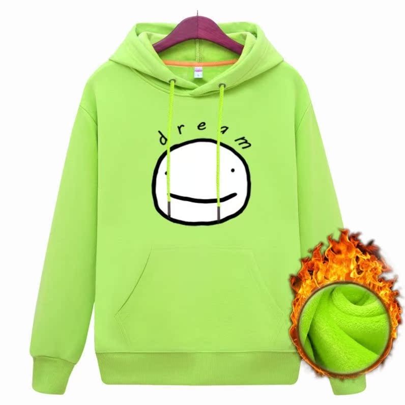 我的世界大神dream衣服卫衣男童秋装儿童外套连帽女长袖套装笑脸