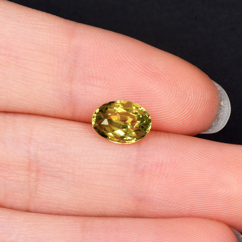 2.13克拉天然金绿宝石裸石晶体干净可镶嵌定制cgl证书