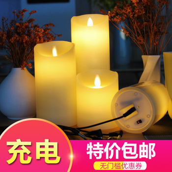 usb充电led电子蜡烛灯