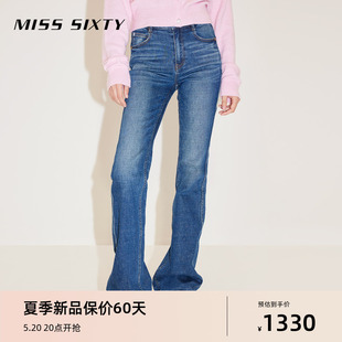 【土耳其牛仔】Miss Sixty2024春季新款牛仔裤女显瘦微喇马蹄裤