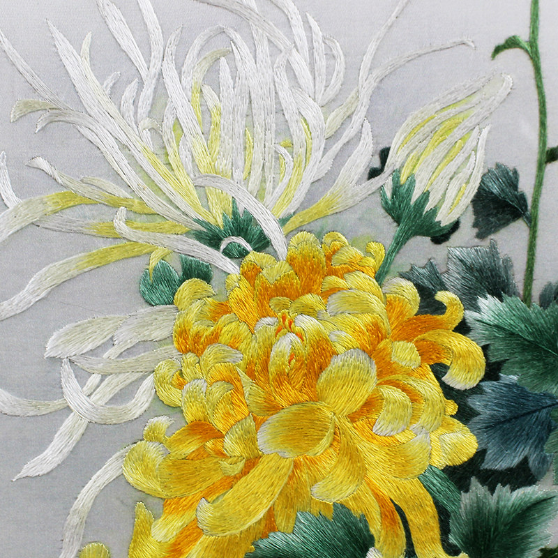 国家非遗 文化礼品 家居装饰画 纯手工刺绣【梅兰竹菊】