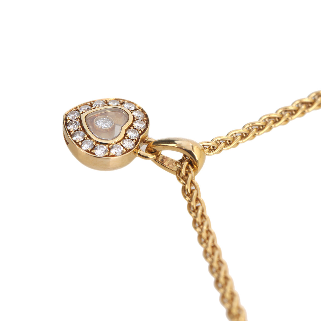 [9.5新]萧邦chopard750黄金镶钻女士项链3390