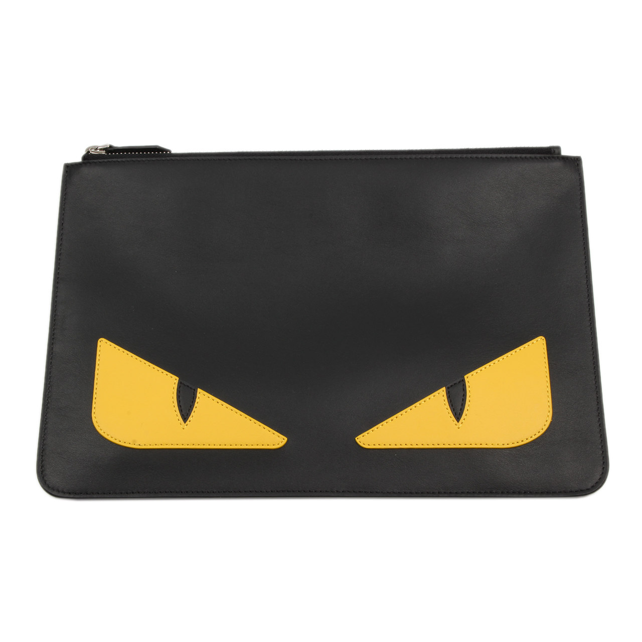 [9.9新]未使用芬迪fendi小怪兽中性手拿包a569