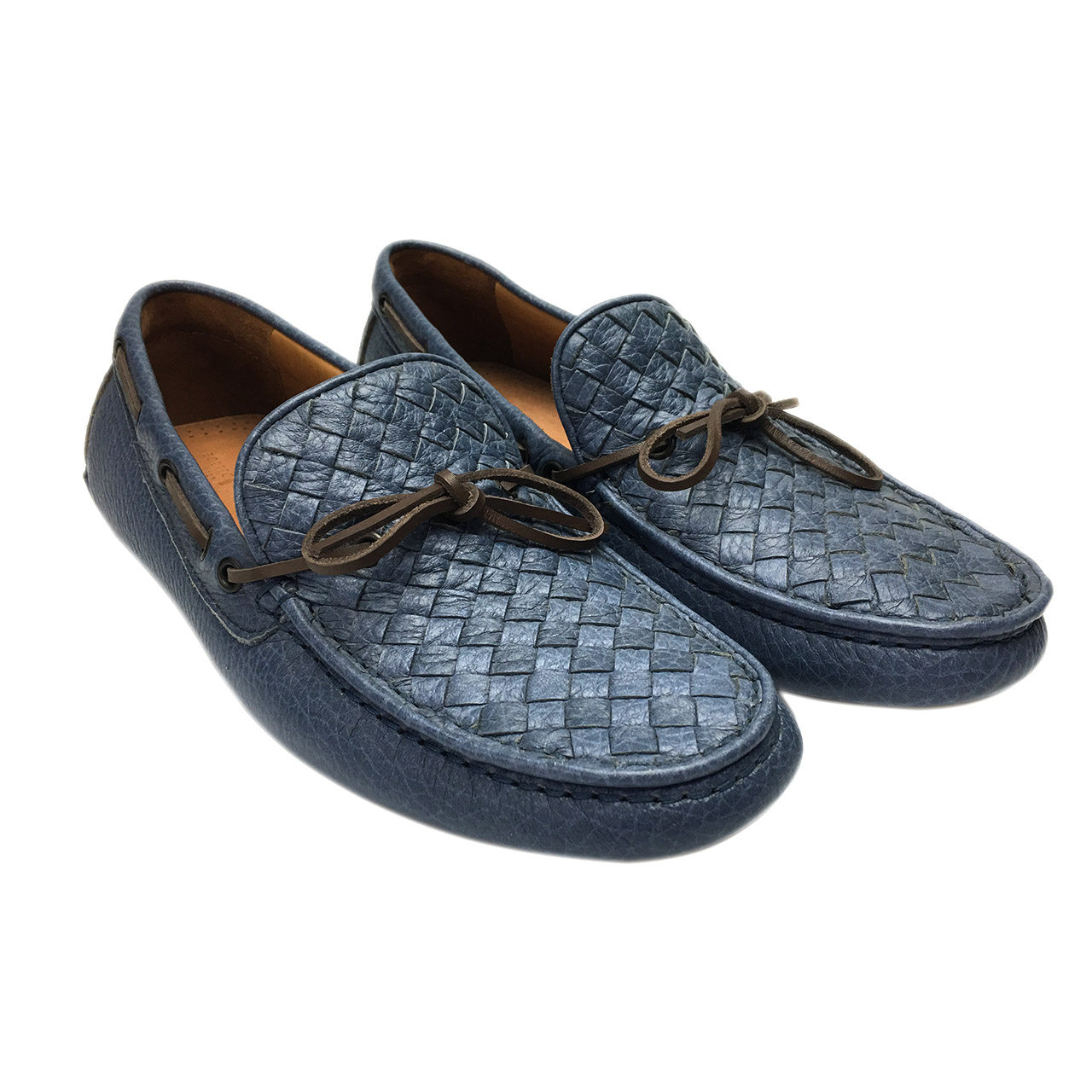 [9.5新]陈列品宝缇嘉bv编织豆豆男鞋a409