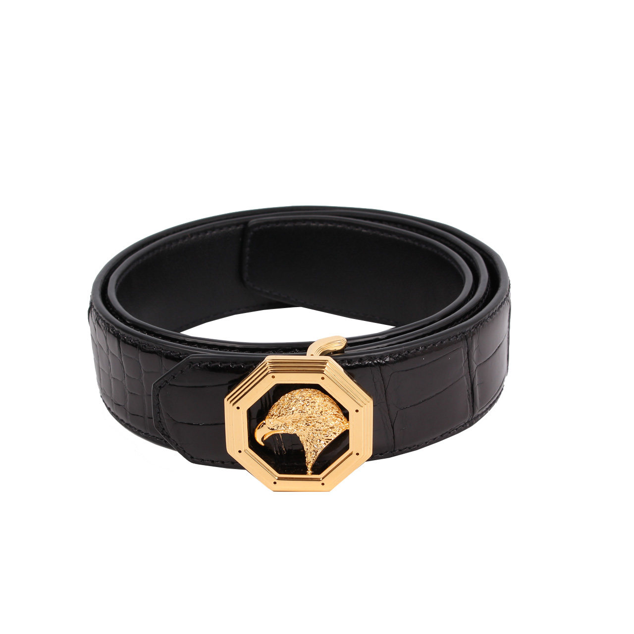 [9.9新]未使用史蒂芬stefano ricci金头男士皮带cy197