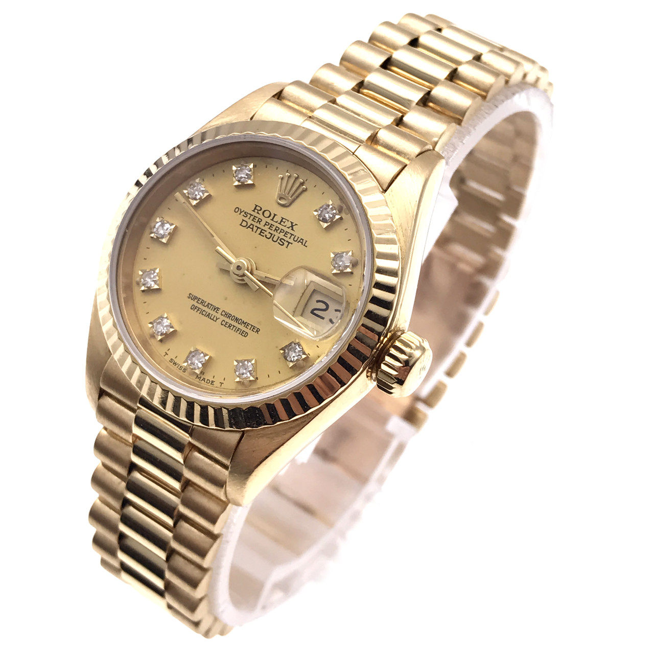 [无保留价][国检][9.0新]劳力士自动机械女表 69178