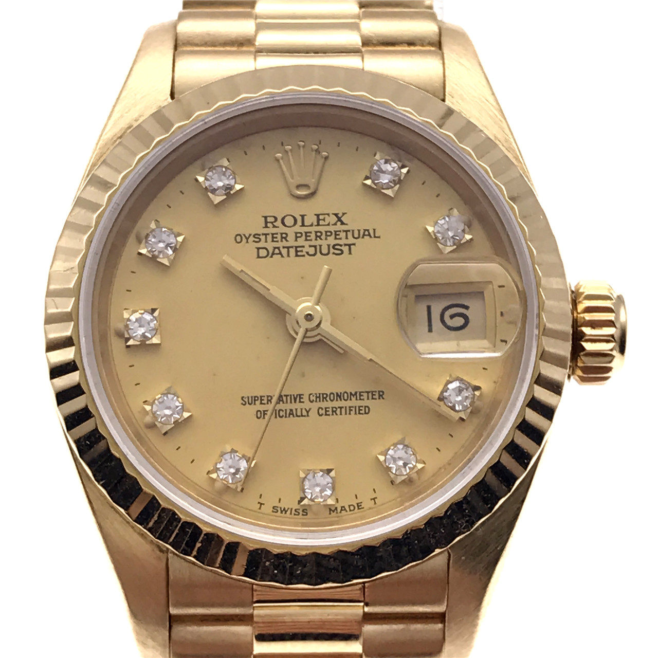 [无保留价][国检][9.0新]劳力士自动机械女表 69178