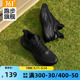 灵珑361运动鞋黑色女鞋2024夏季新款网面透气跑步鞋软底休闲鞋子