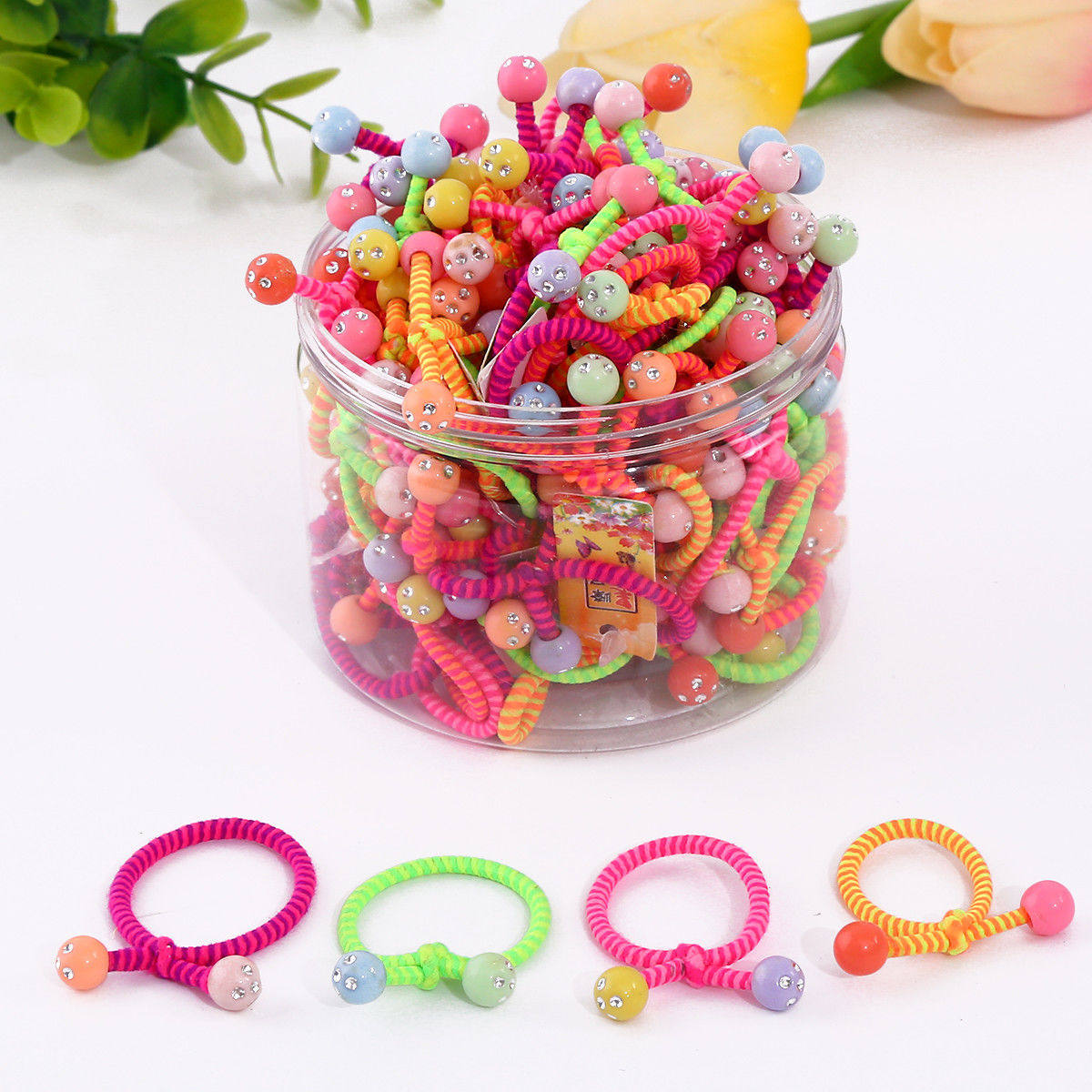 头绳儿童发绳宝宝小皮筋不伤发扎头发橡皮筋发饰韩国女童小号发圈