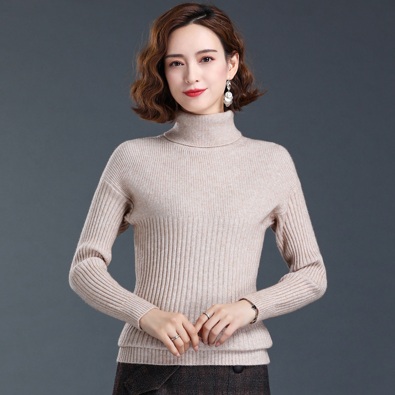 兔皇针织羊毛衫2021秋冬新款诸氏方圆羊绒衫彦秋仑女装百搭打底衫