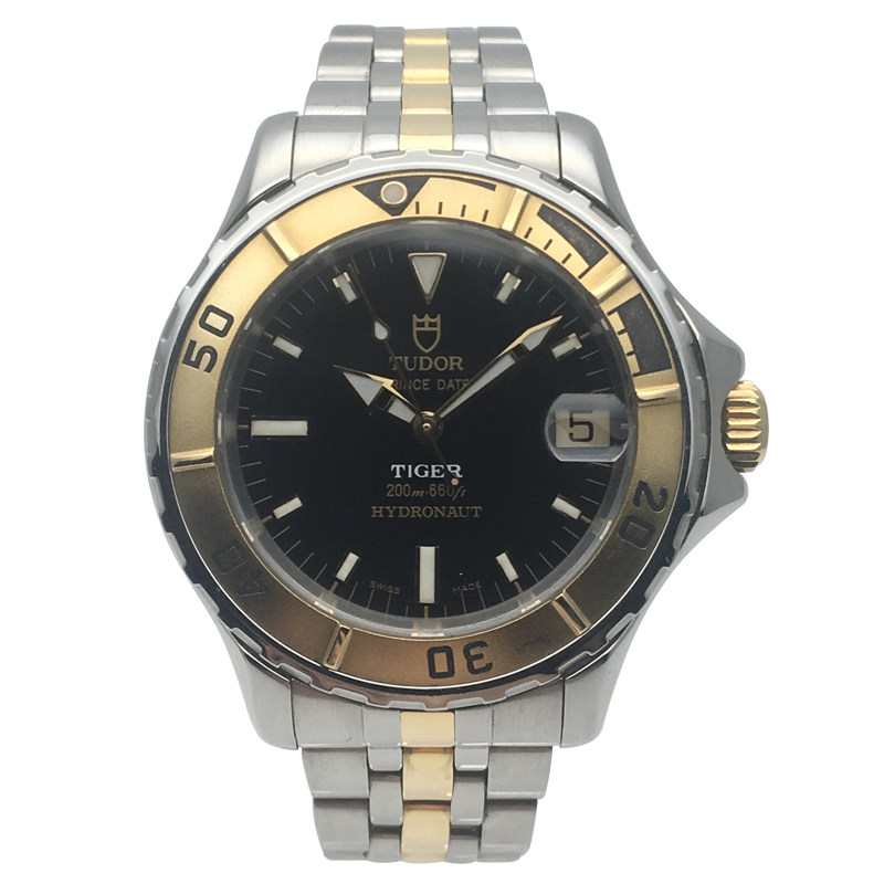 [95新]帝舵/tudor 海洋王子系列 间金 男士自动机械表 f185