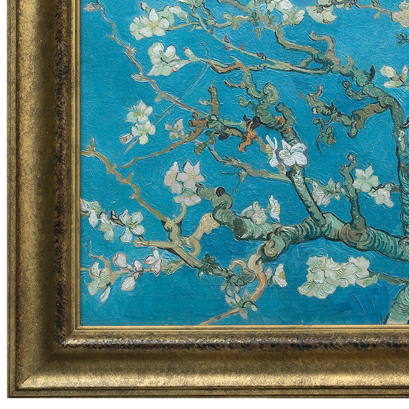 《盛开的杏树》梵高博物馆出品带证书复刻油画