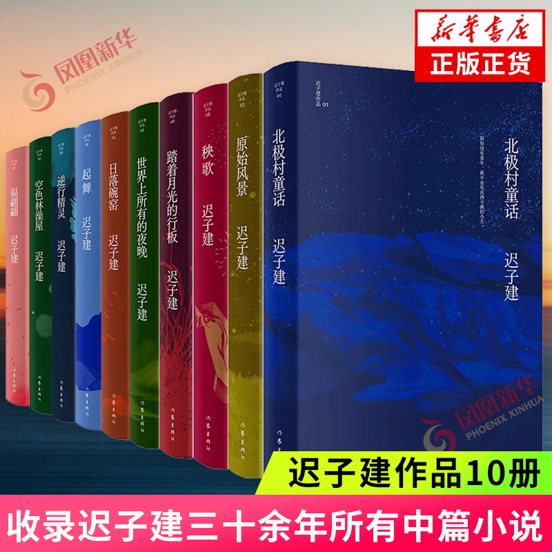 迟子建作品10册 收录迟子建三十余年创作生涯中所有中篇小说经典篇目 包含北极村童话世界上所有的夜晚原始风景日落碗窑起舞等