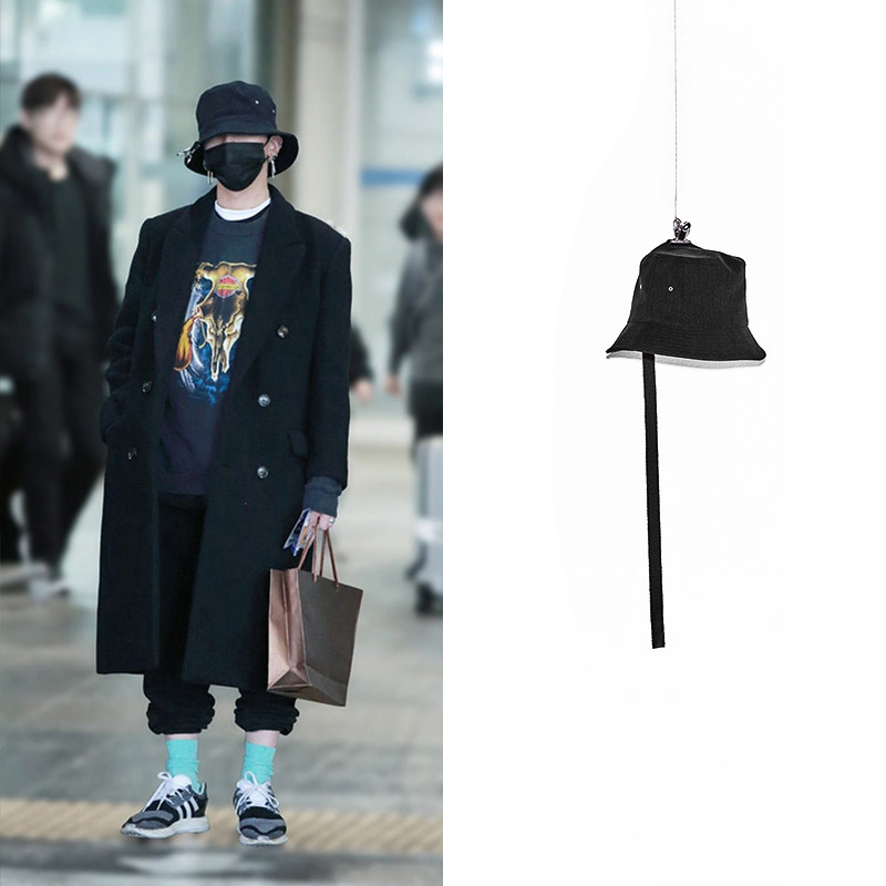 19已领 21 张券现价 ￥68包邮权志龙gd同款夹子针织帽子peaceminusone