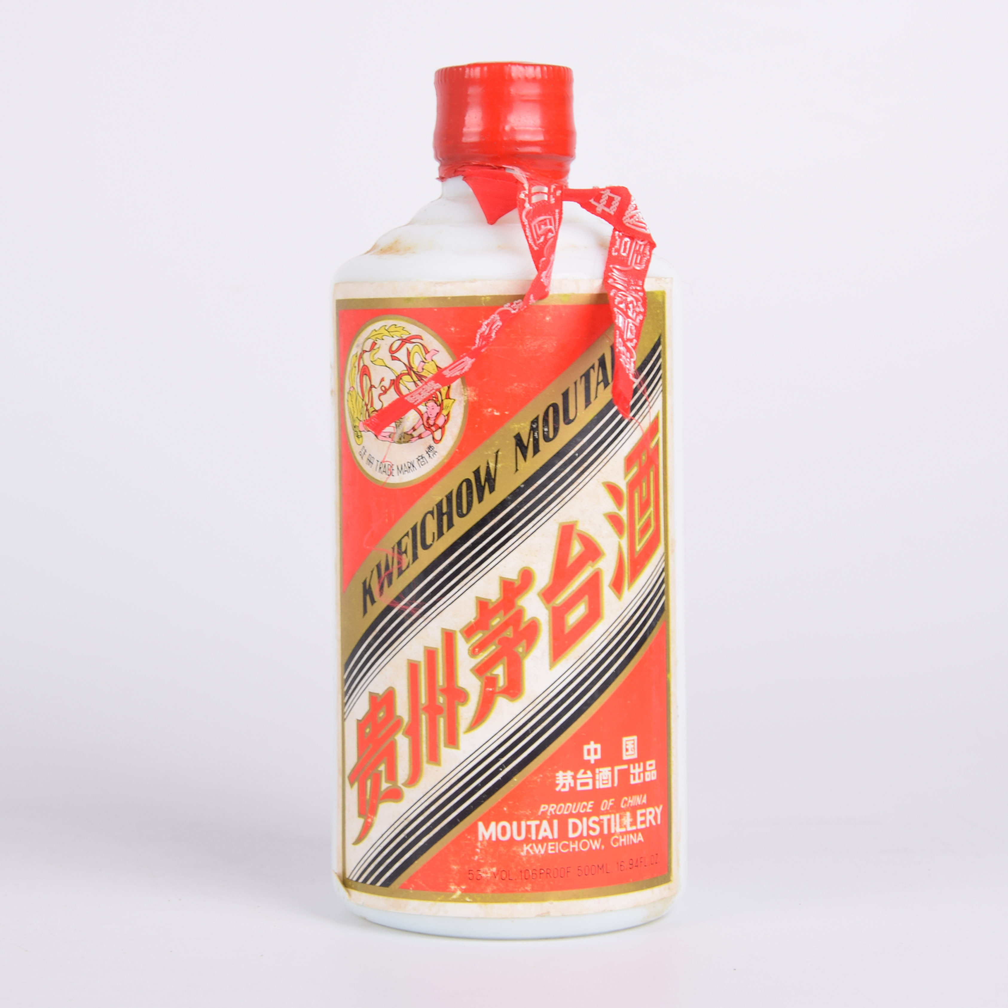 42【中国名酒】80年代贵州茅台酒 飞天 53度500ml
