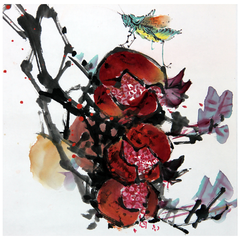 张大林《醉秋》省美协会员 中国同泽书画研究院画家t108