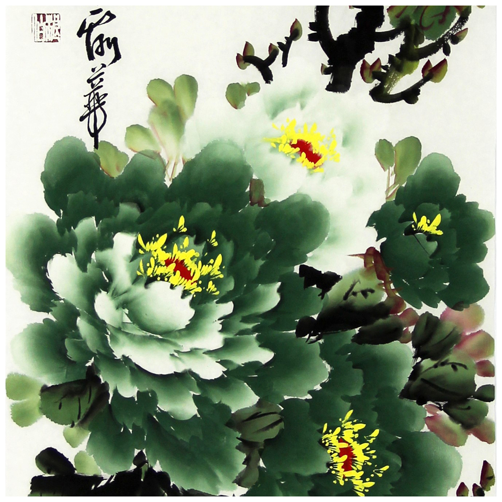 张浪伯《牡丹》极具收藏价值 1883