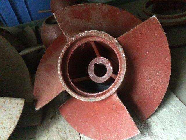 轴流泵叶轮yz铸铁铁水叶叶轮油封泵联电联胶垫水泵