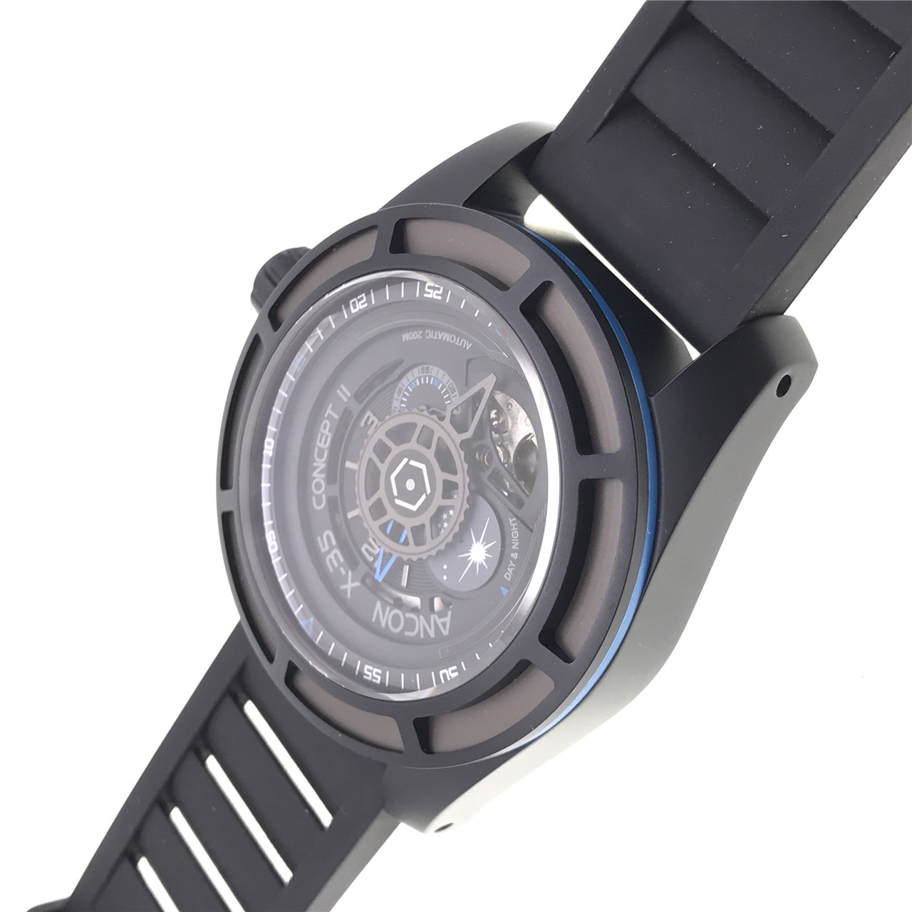 无保留价[9.9新]ancon精钢自动机械男表