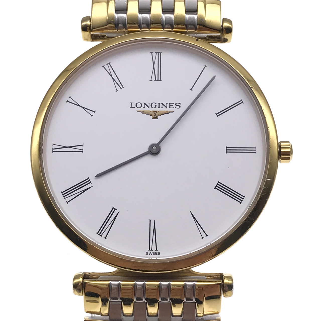 [9.0新]浪琴嘉岚系列罗马字刻度石英男表