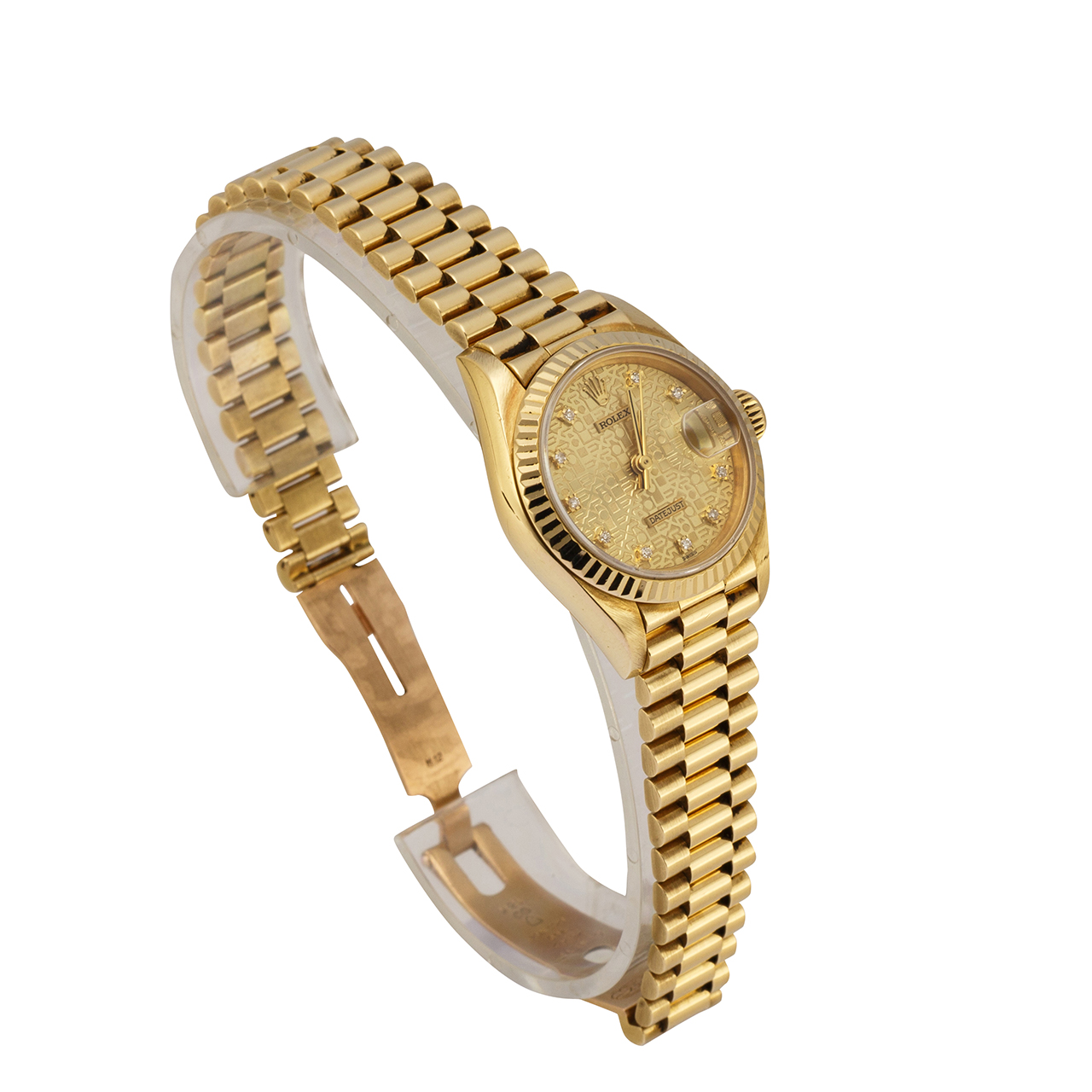 [9.0新]劳力士女士18k金日志型自动机械女表79178