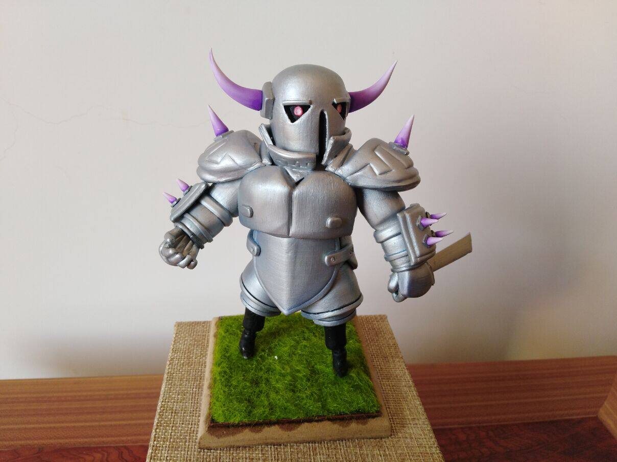 超轻黏土游戏动漫手办定制(照片为部落冲突皮卡超人自制样品)