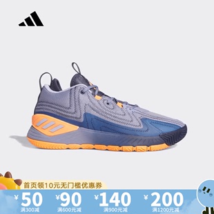 adidas阿迪达斯罗斯男款夏季新款轻便耐磨减震实战篮球鞋HQ1011