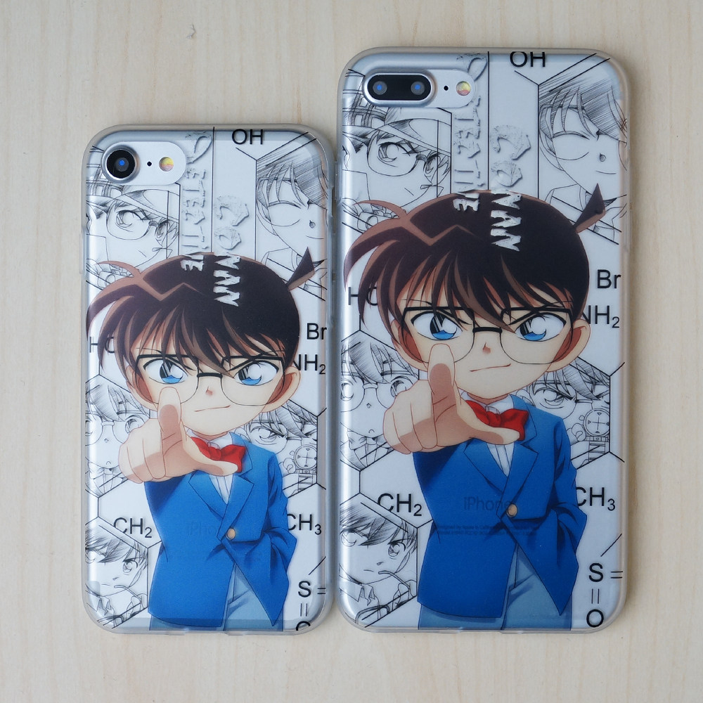 名侦探柯南磨砂半透imd软手机壳iphone6splus