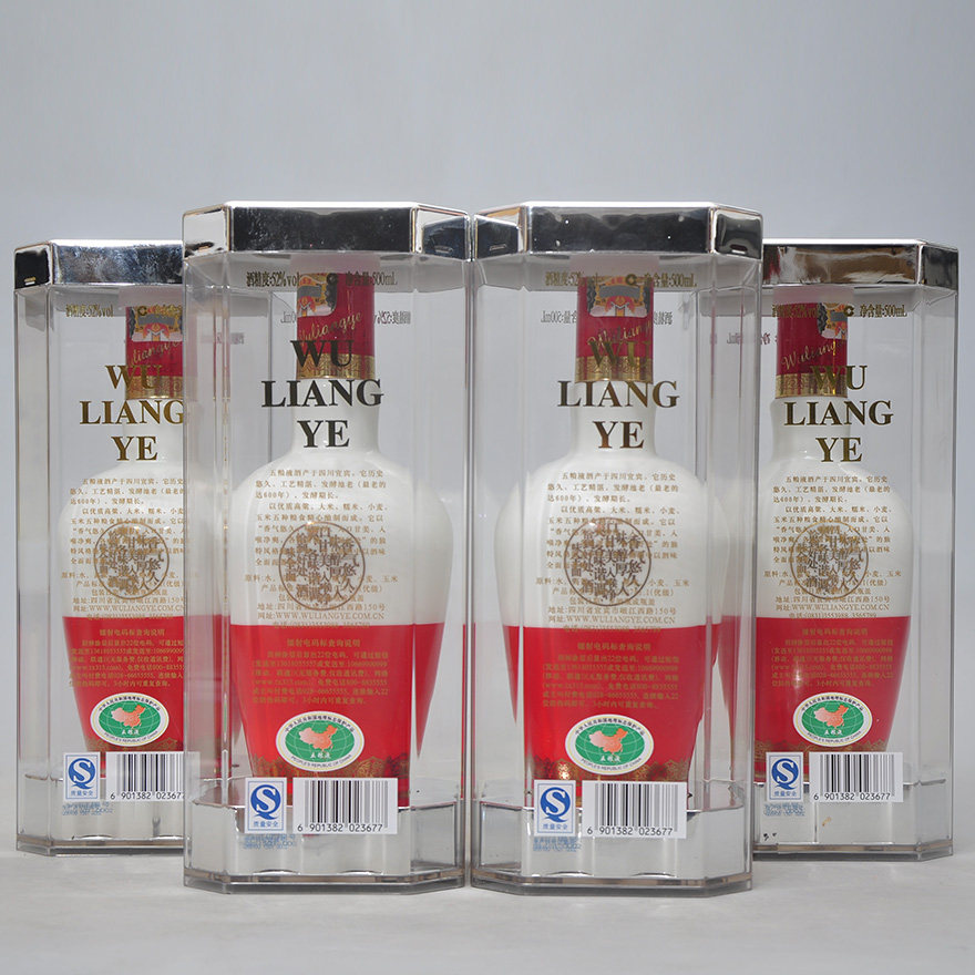 【御良-53】2008年 52度 五粮液1618四瓶 500ml/瓶