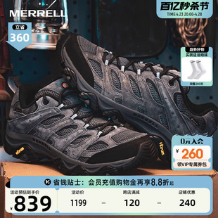 MERRELL迈乐MOAB3 GTX登山徒步鞋男女专业防水透气缓震户外运动鞋