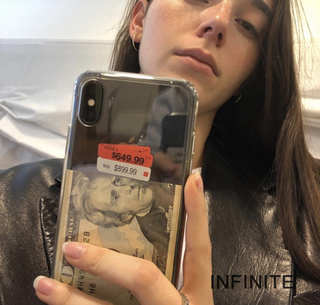 原创美金标签欧美iphone 11 pro max透明壳适用于苹果xsmax可定制